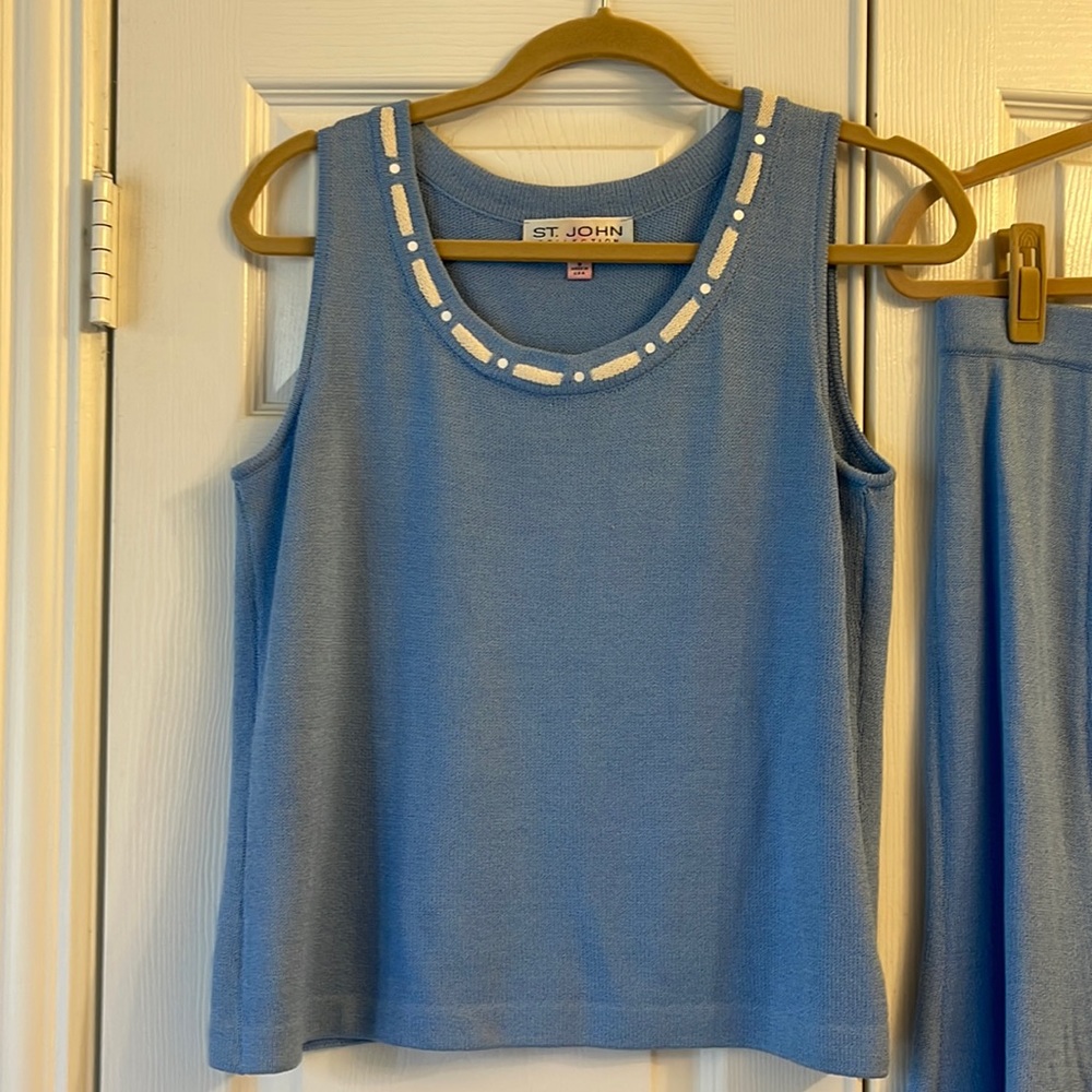 St. John’s ladies top and skirt